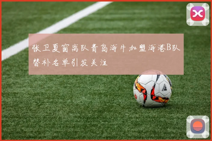 张卫夏窗离队青岛海牛加盟海港B队替补名单引发关注